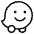 Waze Logo Icon from Ultimate Light Set