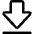 Arrow Outline Download Icon from Core Line Set
