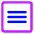Align Text Center Icon from Core Neon Set