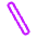Back Slash Icon from Plump Neon Set