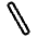 Back Slash Icon from Plump Line Set