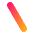 Back Slash Icon from Plump Gradient Set