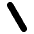 Back Slash Icon from Plump Solid Set