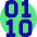Binary Code Icon from Sharp Pop Set