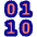 Binary Code Icon from Plump Pop Set