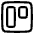 Board Icon from Plump Line Set