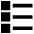 Bullet List Icon from Sharp Remix Set