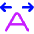 Character Scaling Icon from Core Neon Set
