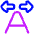Character Scaling Icon from Plump Neon Set