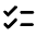 Checklist Fill Icon from Rounded Fill - Material Pro Set