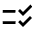 Checklist Rtl Icon from Sharp Line - Material Pro Set