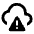 Cloud Alert Alt Icon from Outlined Line - Material Pro Set
