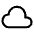 Download free Cloud PNG, SVG vector icon from Sharp Line - Material Symbols set.