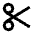 Content Cut Icon from Sharp Line - Material Pro Set