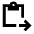 Content Paste Go Icon from Sharp Line - Material Pro Set