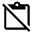 Content Paste Off Icon from Outlined Line - Material Symbols Set