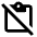 Content Paste Off Icon from Rounded Line - Material Pro Set