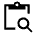 Content Paste Search Icon from Sharp Line - Material Symbols Set