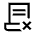 Contract Delete Icon from Sharp Line - Material Symbols Set