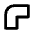 Corner Round Icon from Rounded Line - Material Pro Set