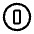 Counter 0 Icon from Rounded Line - Material Symbols Set