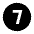 Counter 7 Fill Icon from Sharp Fill - Material Pro Set