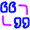 Cross Reference Icon from Plump Neon Set