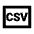 Csv Icon from Sharp Line - Material Pro Set