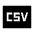 Csv Fill Icon from Sharp Fill - Material Symbols Set