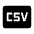 Csv Fill Icon from Outlined Fill - Material Symbols Set