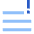 Data Alert Icon from Sharp Flat Set