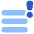 Data Alert Icon from Plump Flat Set