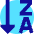 Descending Alphabetical Order Icon from Sharp Pop Set