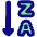 Descending Alphabetical Order Icon from Plump Pop Set