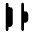 Distribute Left Icon from Rounded Line - Material Pro Set