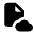 Document Cloud Fill Icon from Rounded Fill - Material Pro Set