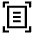 Document Scanner Icon from Sharp Line - Material Symbols Set