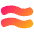 Double Tilde Icon from Plump Gradient Set