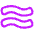 Double Tilde Icon from Plump Neon Set