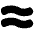 Double Tilde Icon from Plump Solid Set