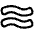 Double Tilde Icon from Plump Line Set
