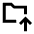 Drive Folder Upload Icon from Sharp Line - Material Pro Set