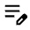 Edit Note Icon from Outlined Line - Material Symbols Set