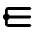 End Cap Straight Icon from Rounded Line - Material Pro Set