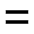 Equal Icon from Sharp Line - Material Symbols Set