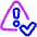 Error Checking Icon from Plump Neon Set