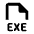 File Exe Icon from Rounded Line - Material Pro Set