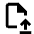 File Publish Icon from Outlined Line - Material Pro Set