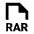 File Rar Icon from Sharp Line - Material Pro Set