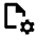 File Setting Gear Icon from Outlined Line - Material Pro Free Set